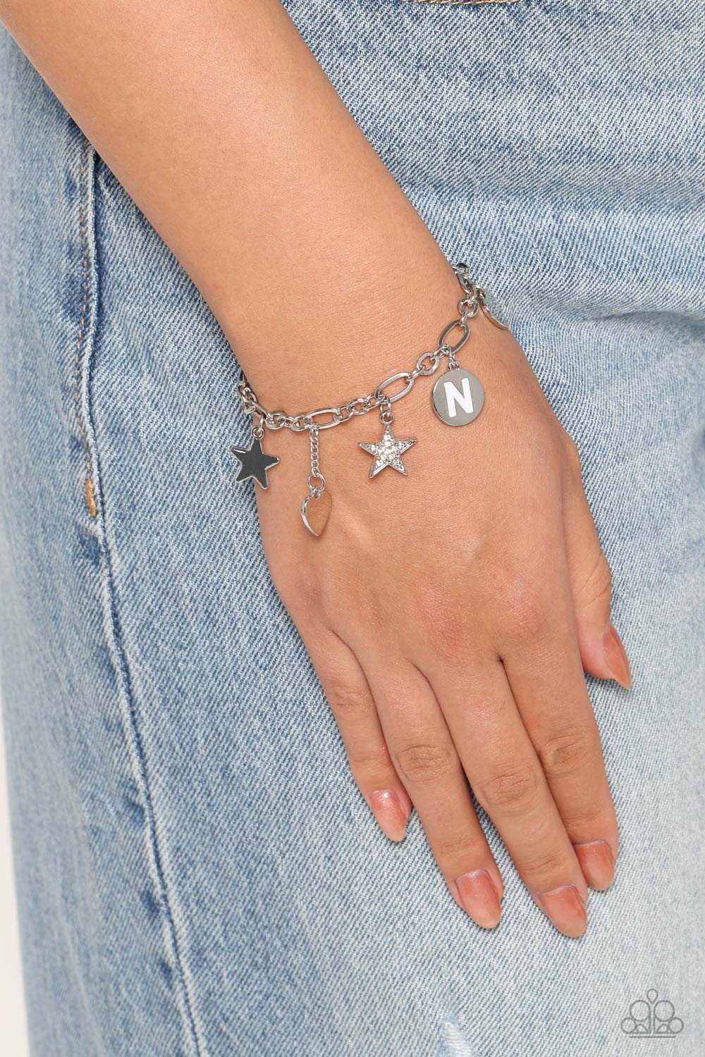 New Releases 9/29 Legacy Letters - White - N Bracelets