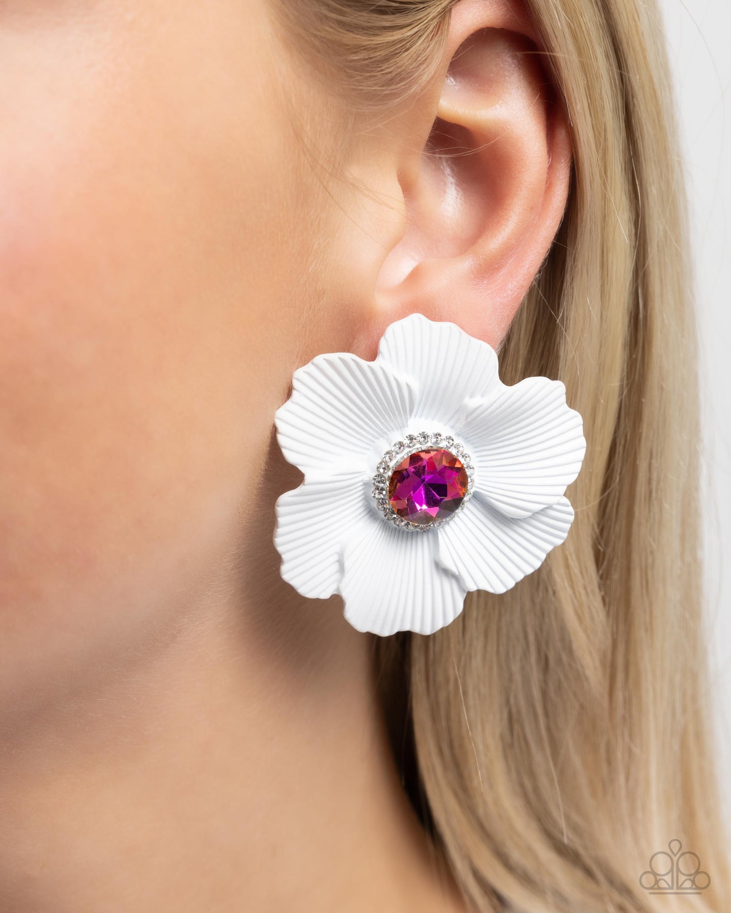 New Releases 10/21 Organic Growth - White Post Earrings