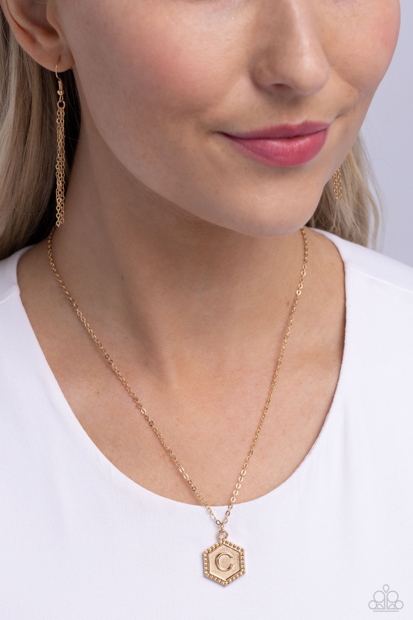 New Releases 9/29 Emblematic Elegance - Gold - C Necklace