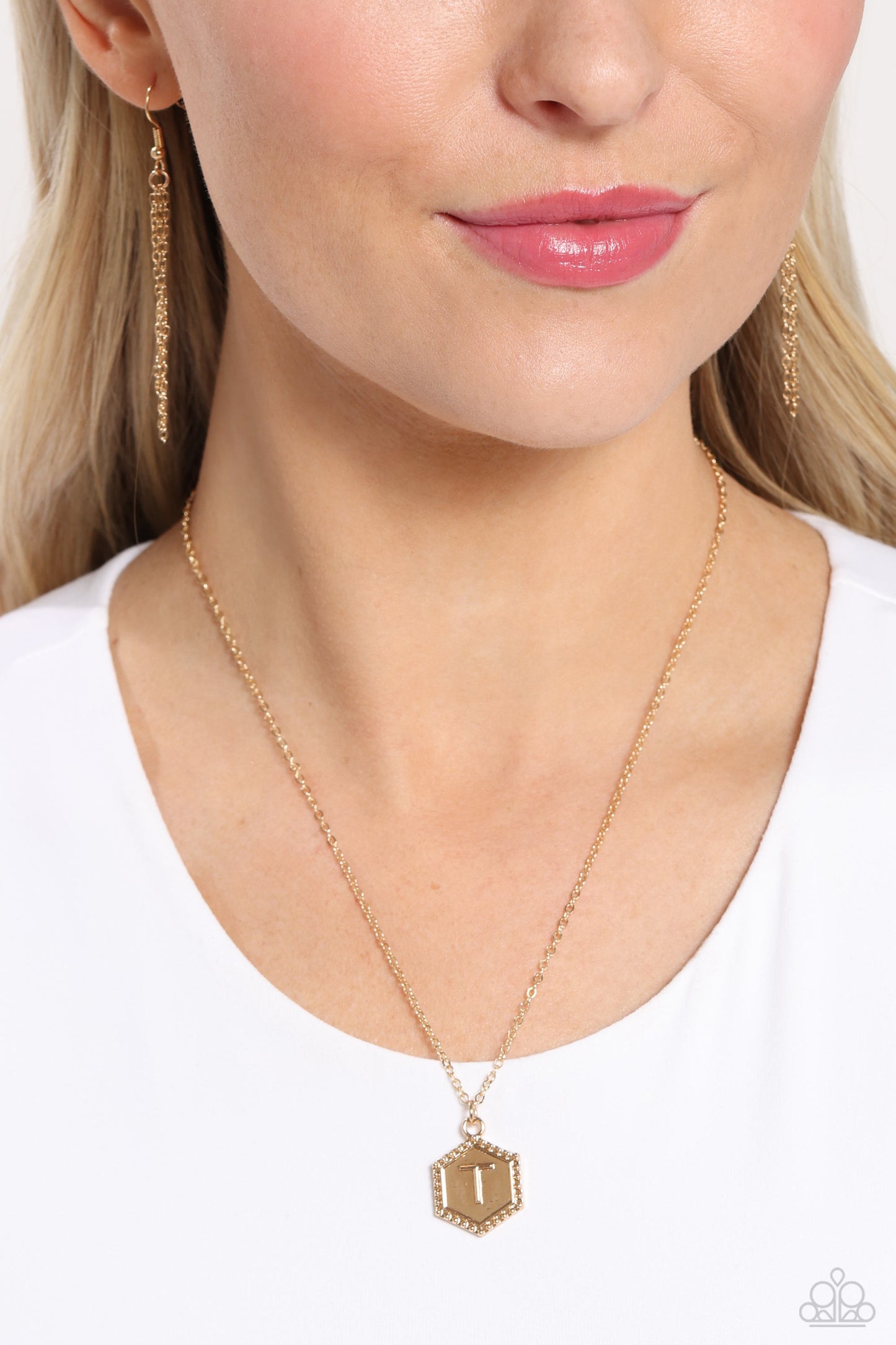 New Releases 9/29 Emblematic Elegance - Gold - T Necklace