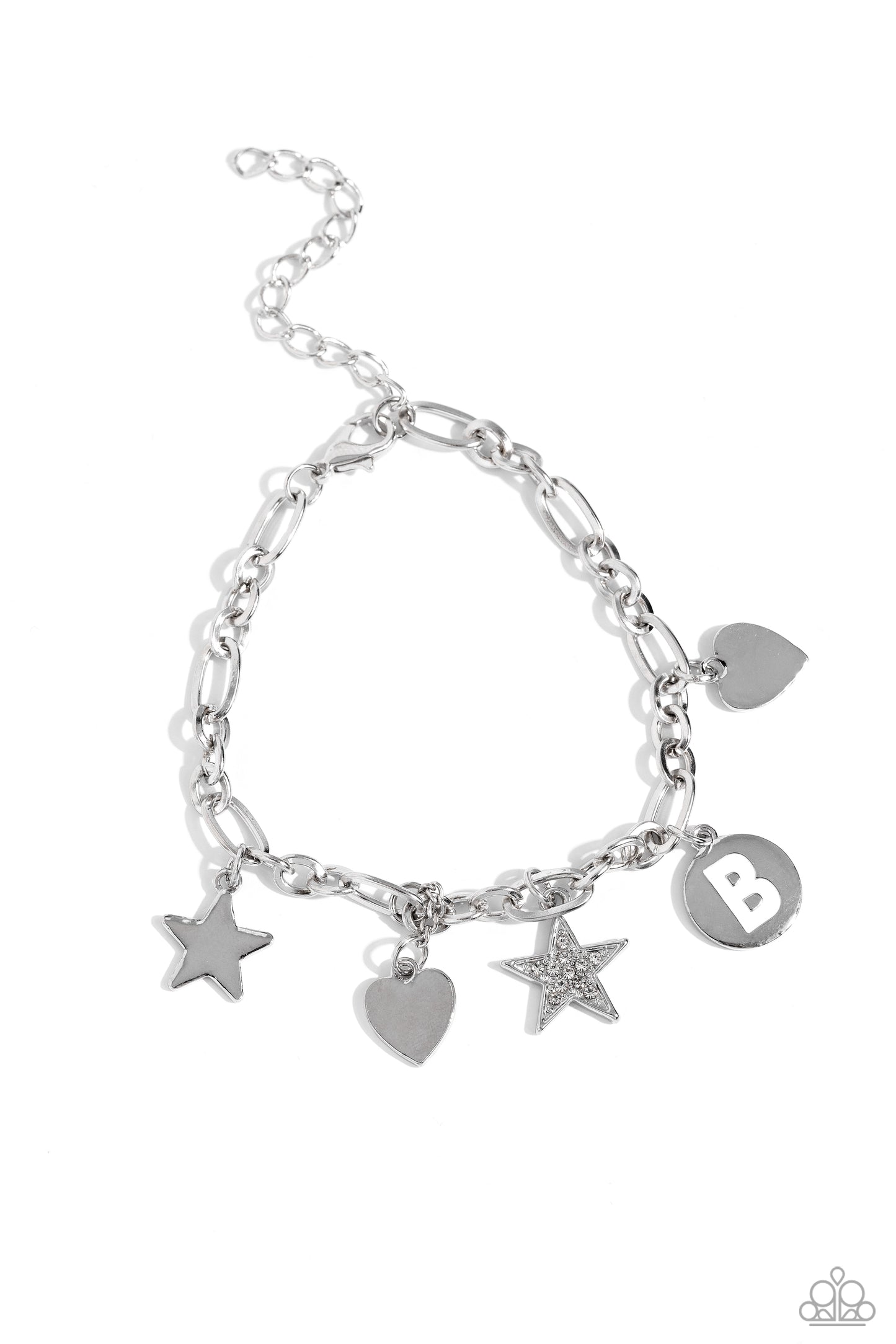 New Releases 9/29 Legacy Letters - White - B Bracelet