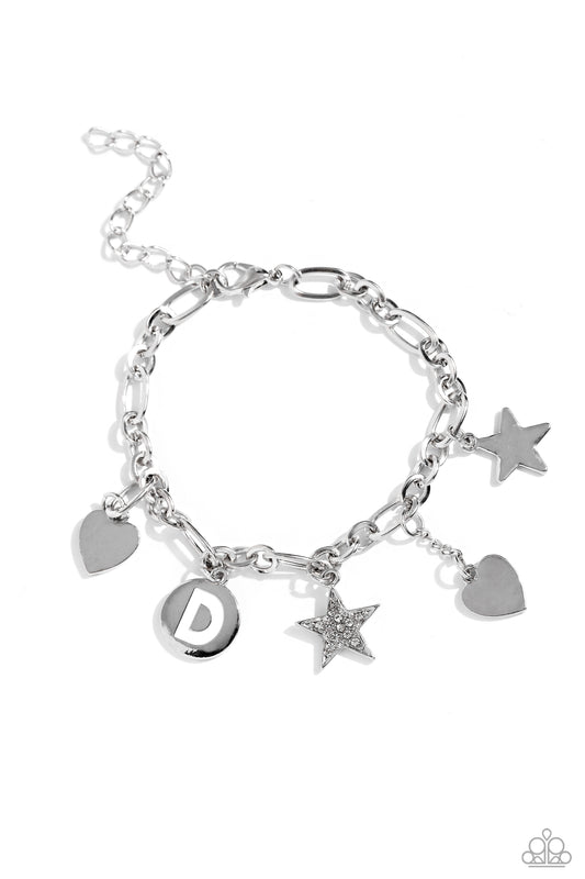 New Releases 9/29 Legacy Letters - White - D Bracelets