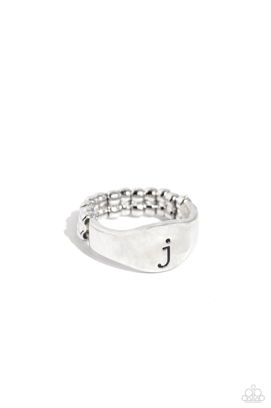 New Releases 4/16 Monogram Memento - Silver - J Ring