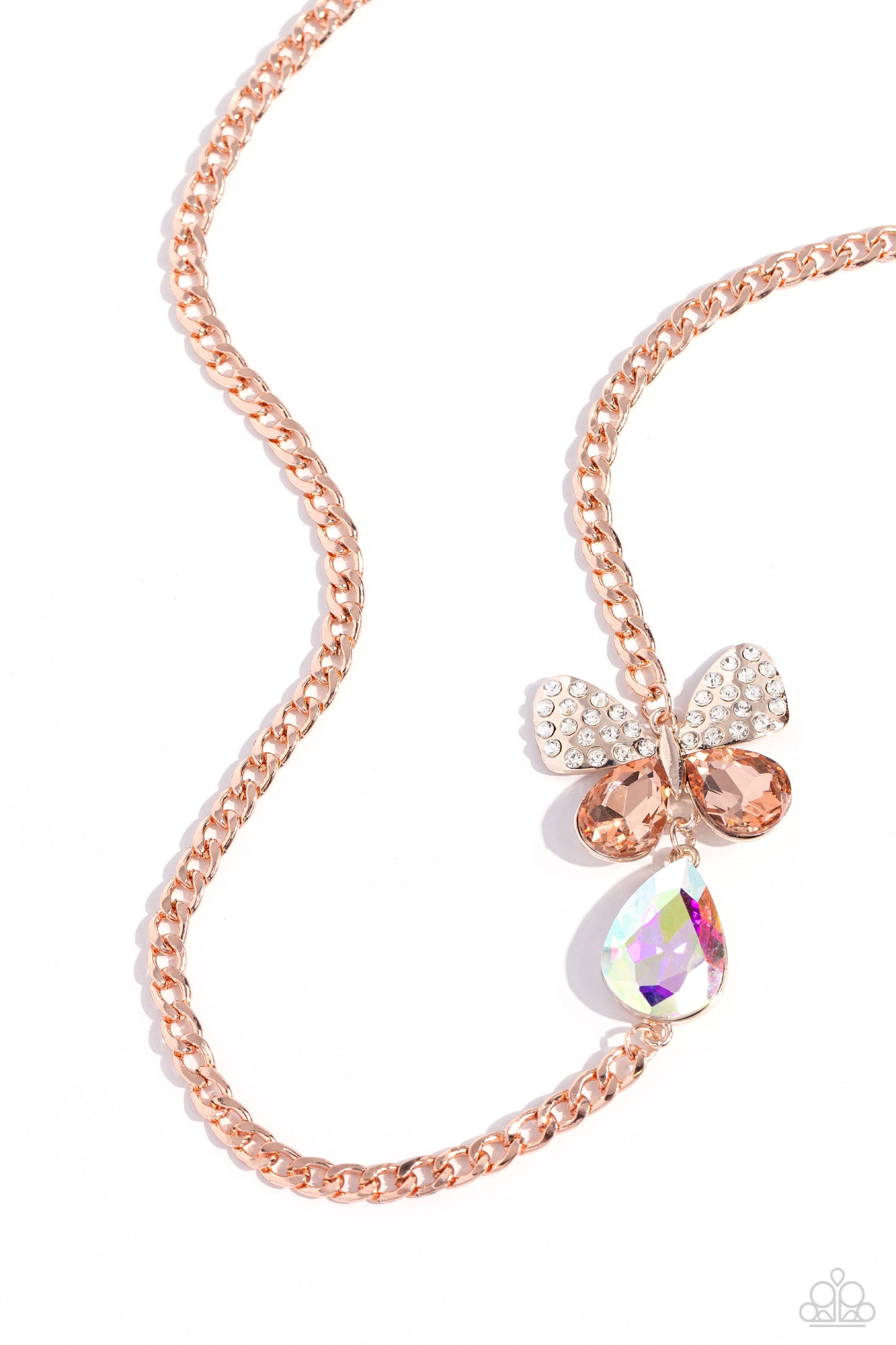 New Releases 7/12 Fluttering Finesse - Rose Gold Necklace