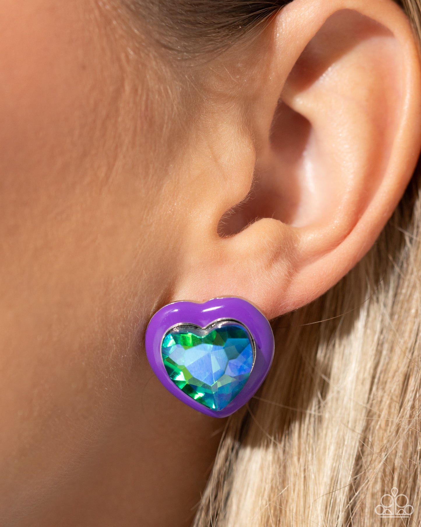 New Releases 4/10 Heartfelt Haute - Purple Post Earrings