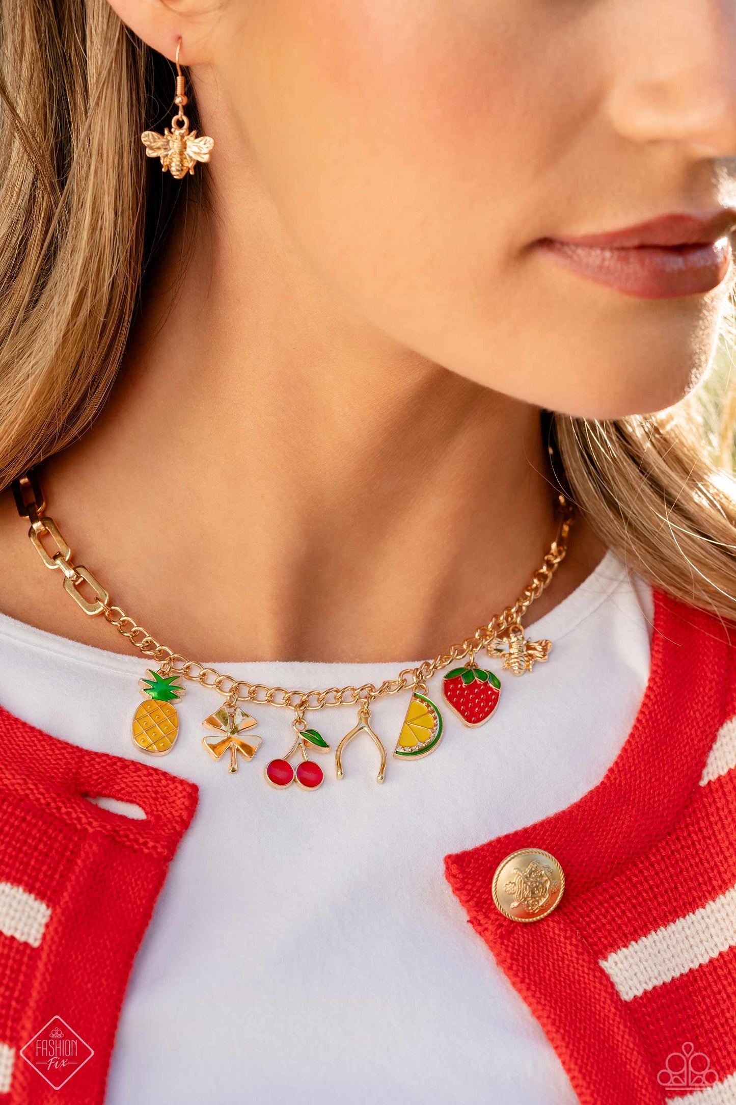 New Releases 3/25 Fruit Festival - Gold Necklace