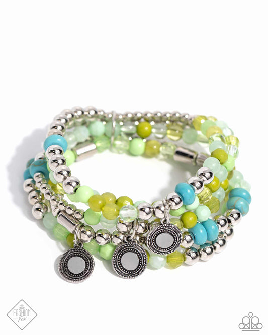 New Releases 4/5 Poignant Pairing - Green Bracelets