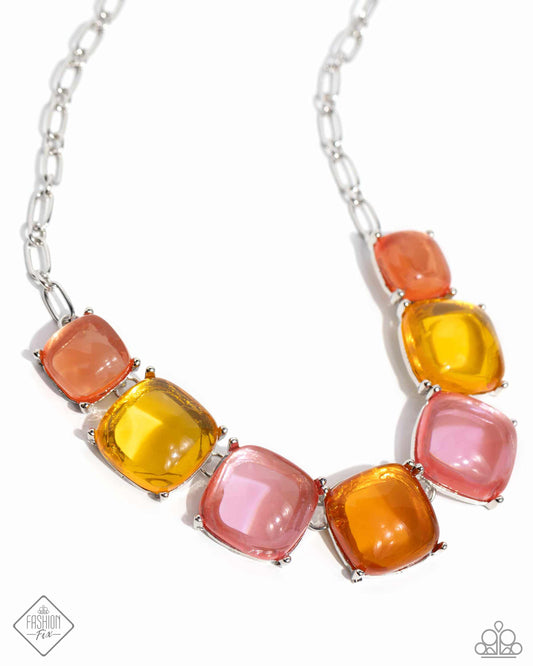 New Releases 4/5 Reflective Range - Pink Necklace