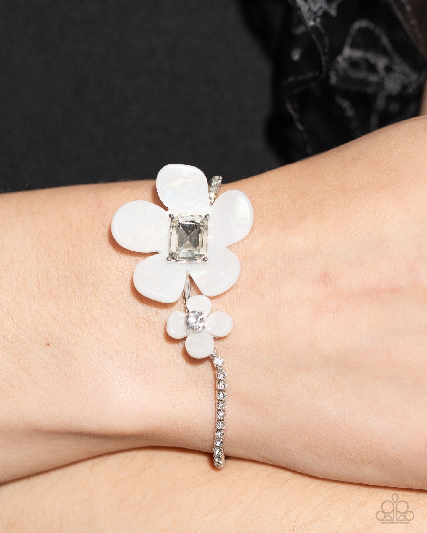 New Releases 7/3 Dainty Devotee - White Bracelet