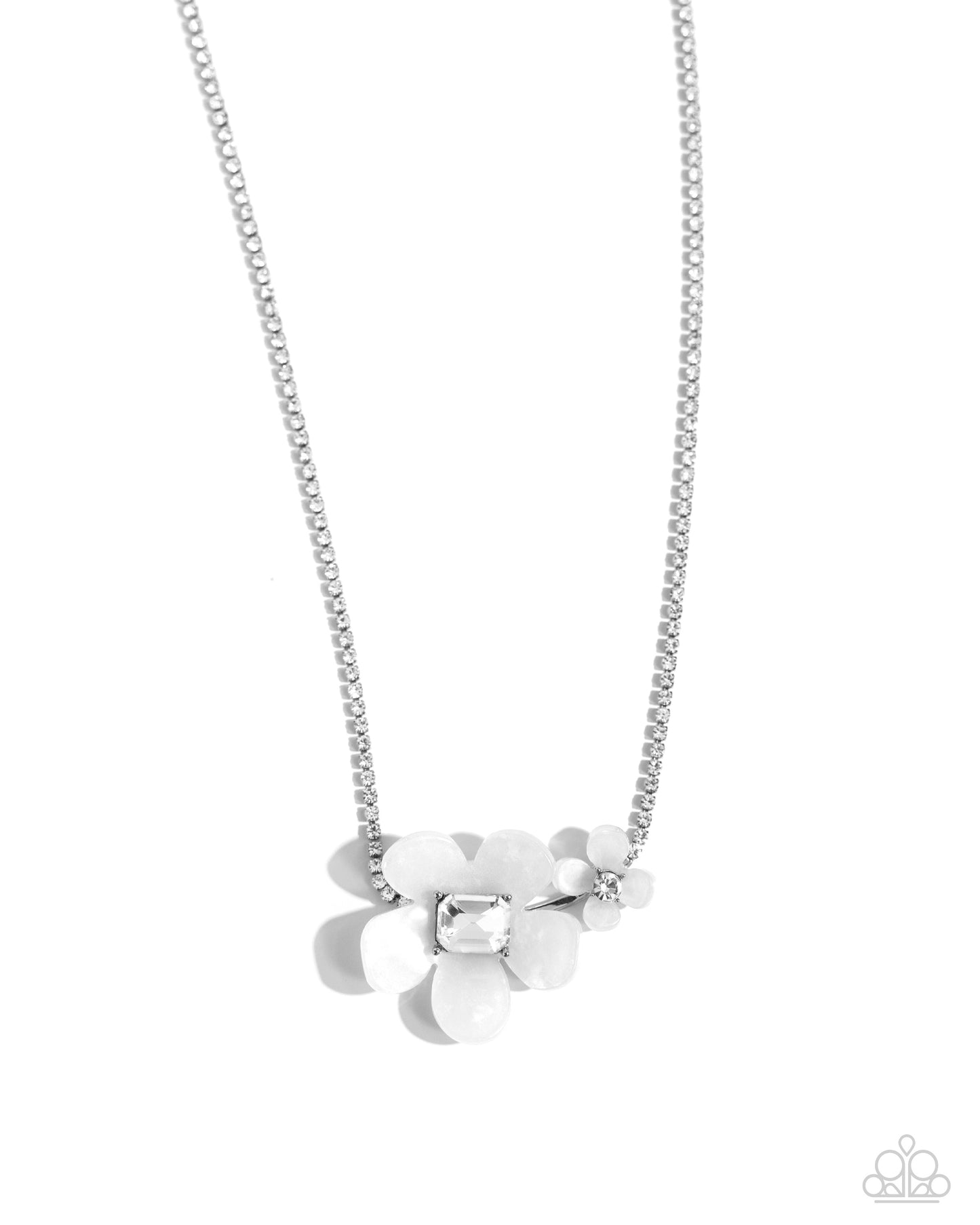 New Releases 7/3 Dainty Deduction - White Necklace