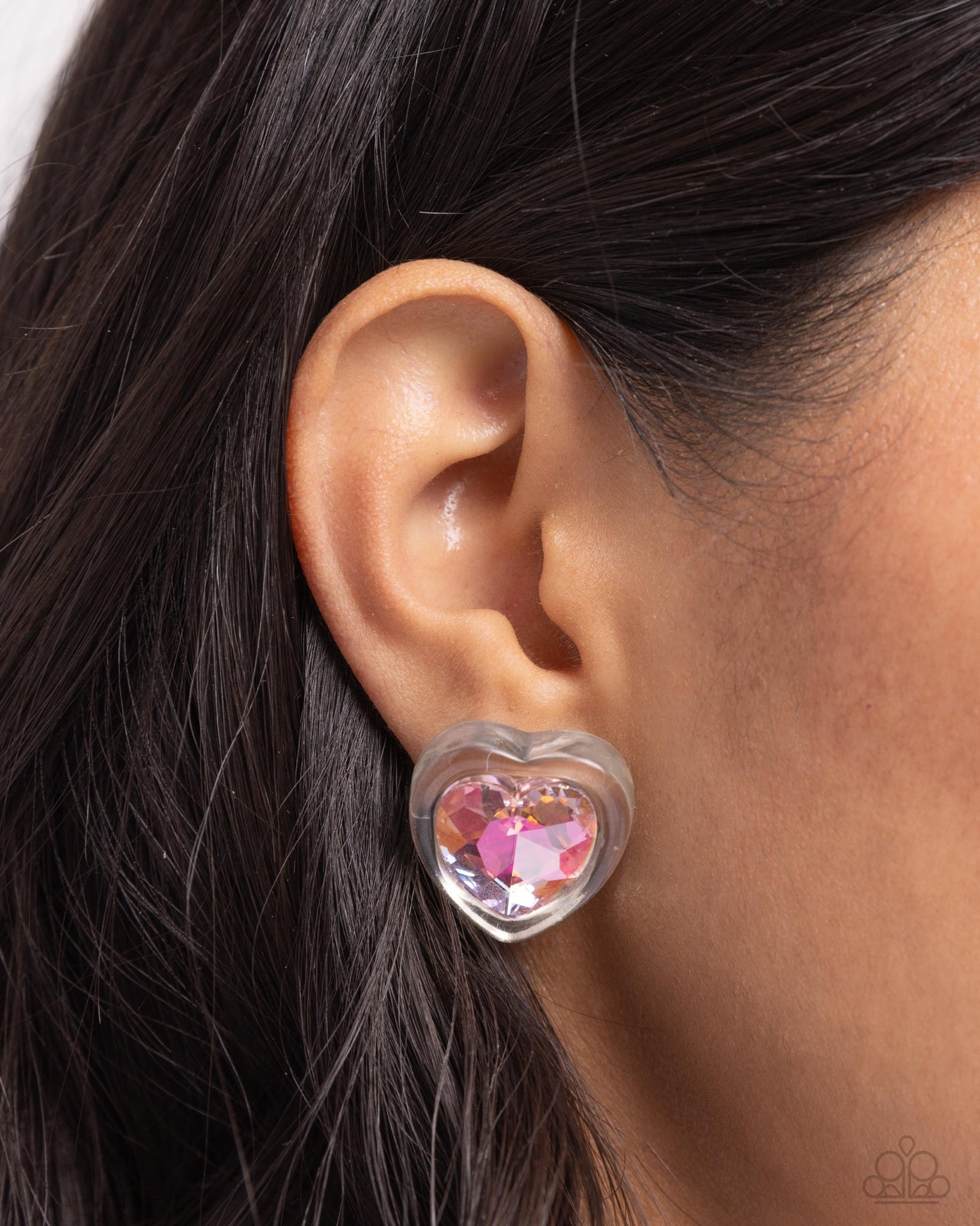 New Releases 7/17 Heart-Pounding Haute - Pink Post Earrings