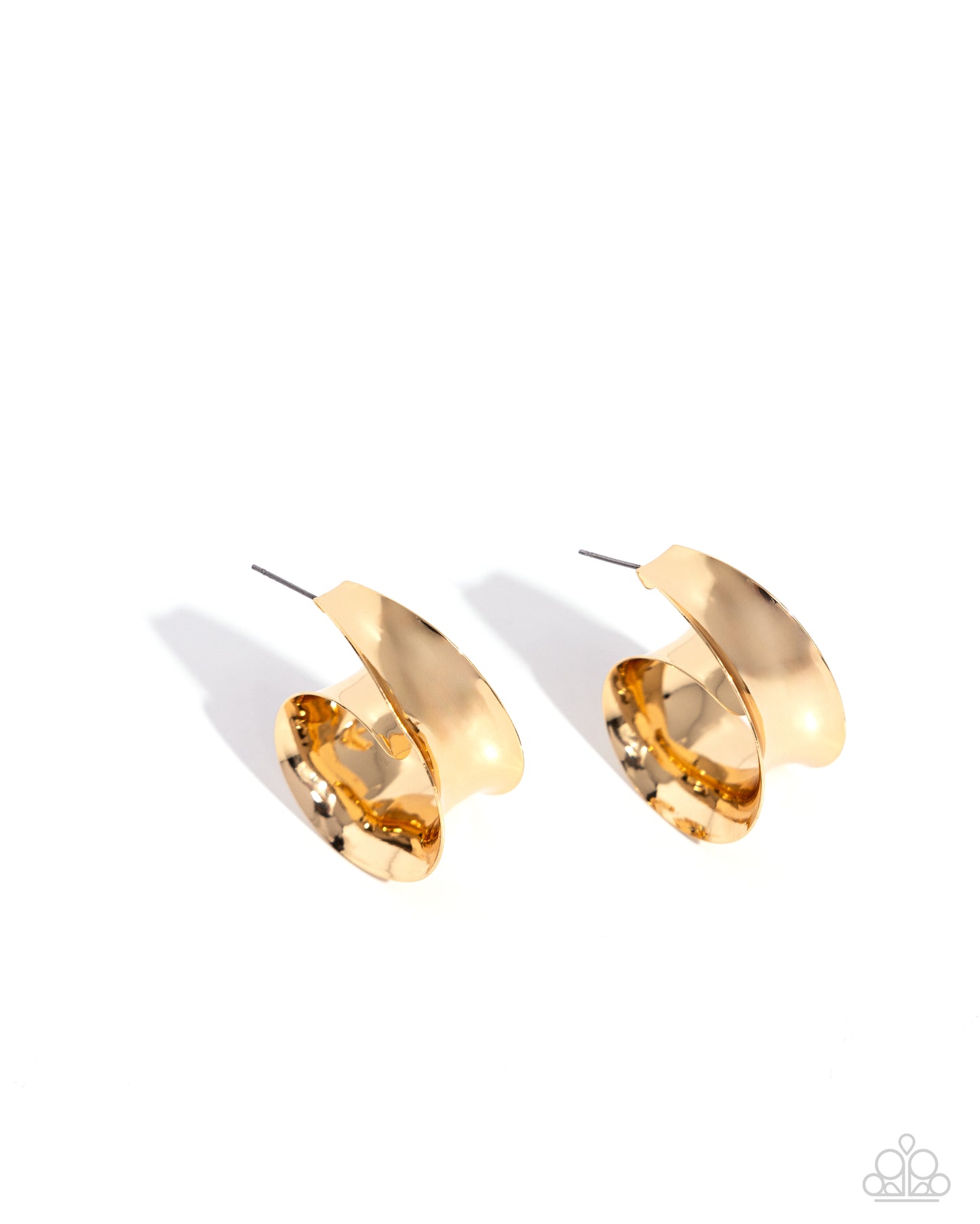 New Releases 6/28 Curly Cadence - Gold Hoop Earrings