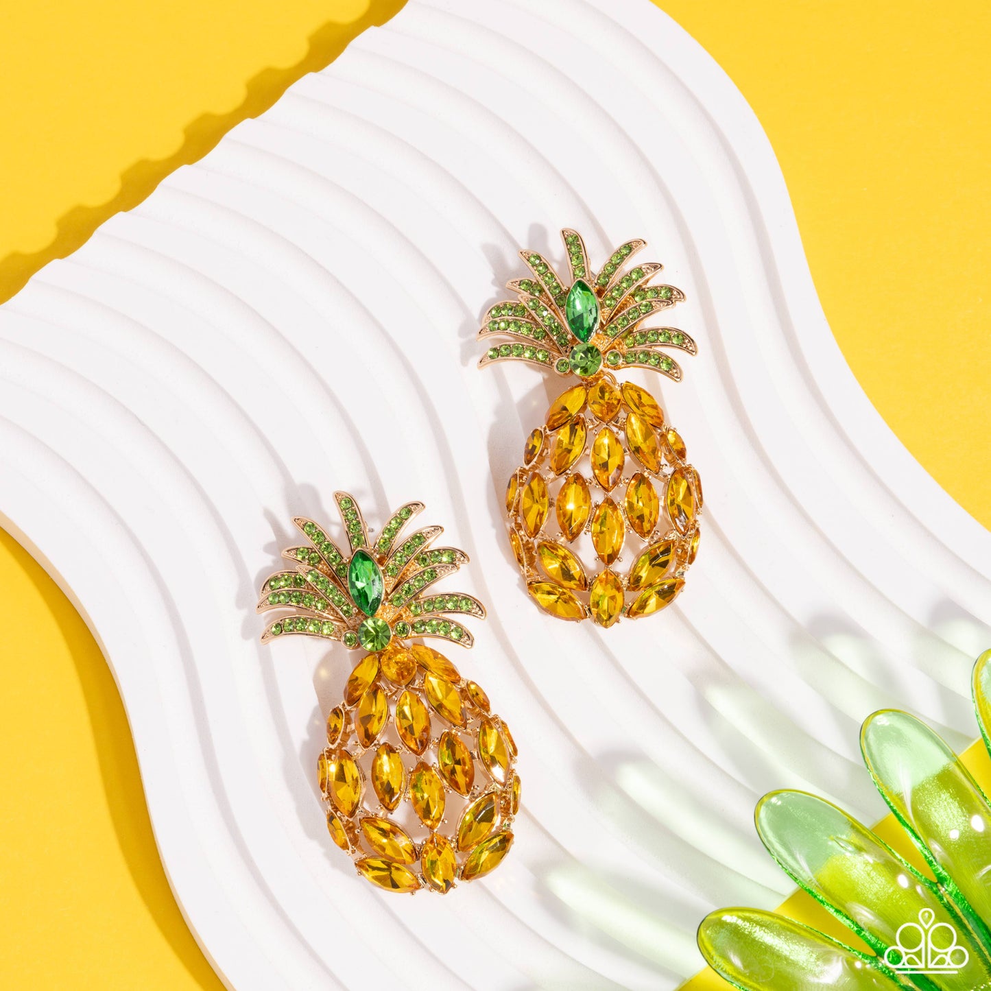 New Releases 5/2 Pineapple Pizzazz - Yellow Post Earrings