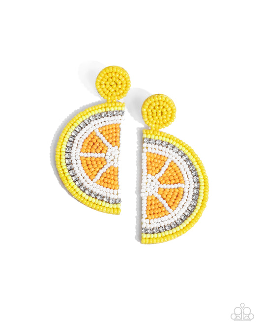 New Releases 3/29 Lemon Leader - Yellow Post Earrings