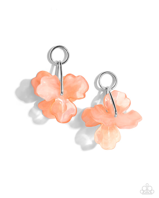 New Releases 7/18 Glassy Garden - Orange Post Earrings