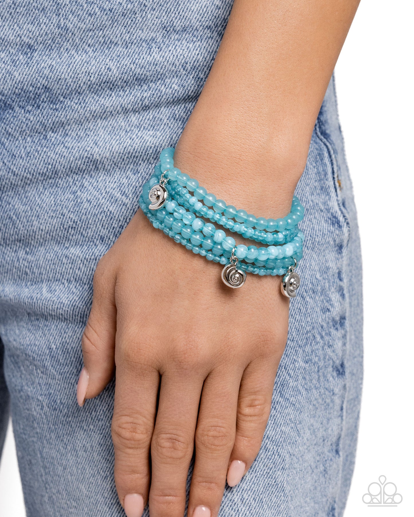 New Releases 7/22 Swirling Shopaholic - Blue Bracelet