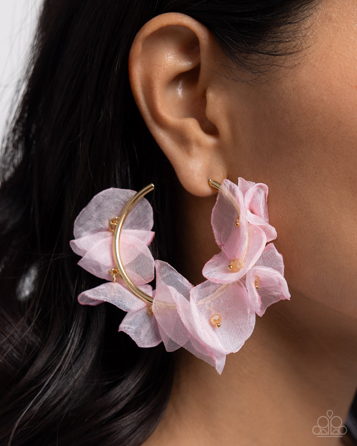 New Releases 6/20 Petaled Pageant - Gold Hoop Earrings