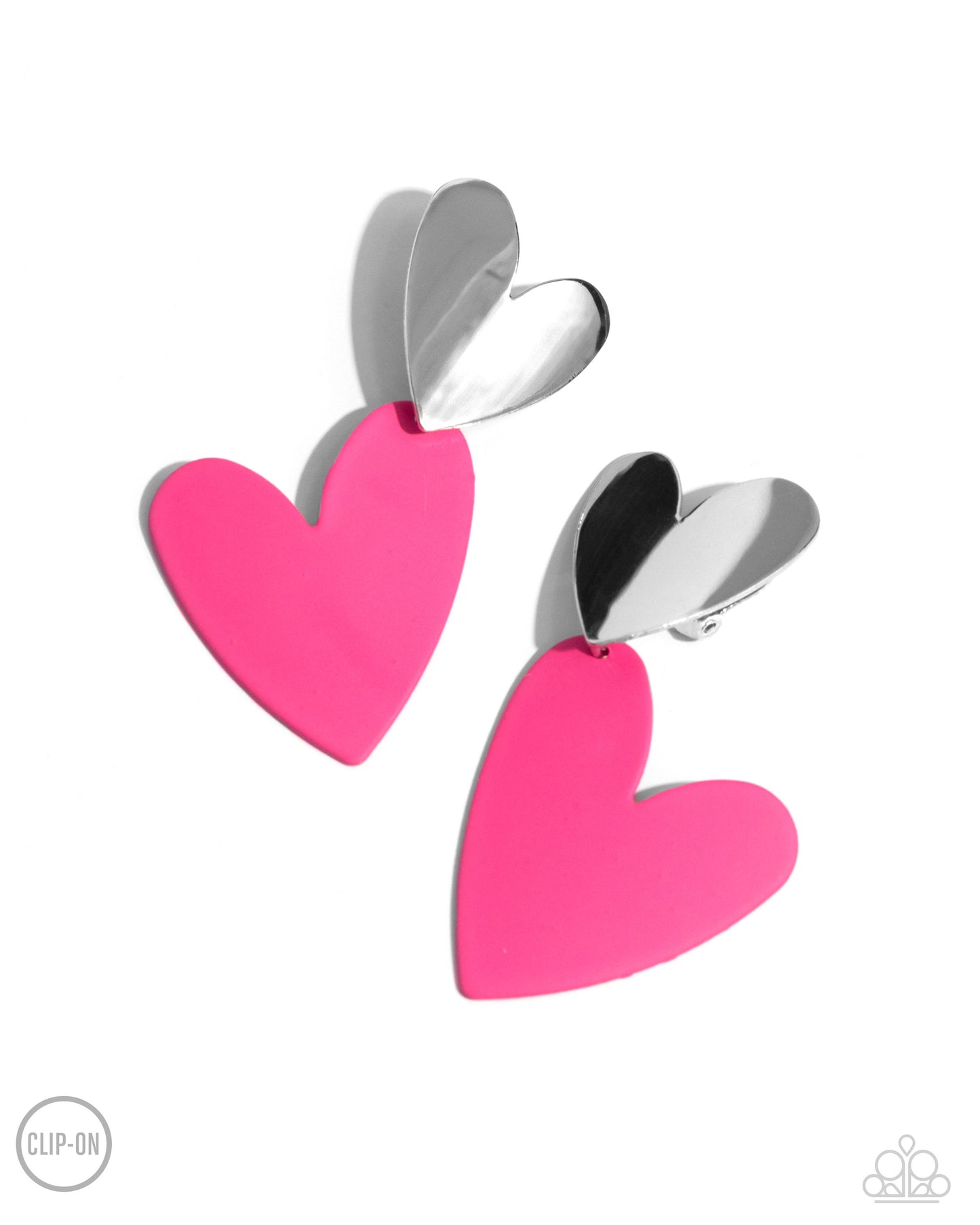 New Releases 6/17 Romantic Occasion - Pink Clip-on Earrings