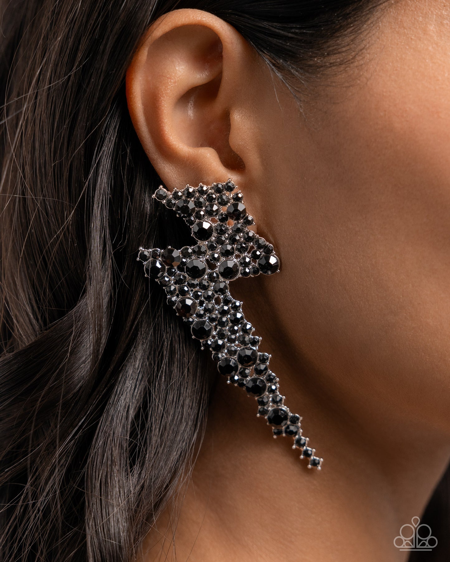 New Releases 6/12 Electric Effulgence - Black Post Earrings