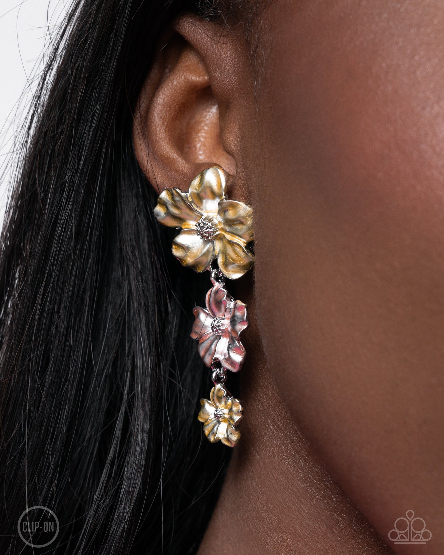 New Releases 7/10 Balanced Bouquet - Yellow Clip-on Earrings