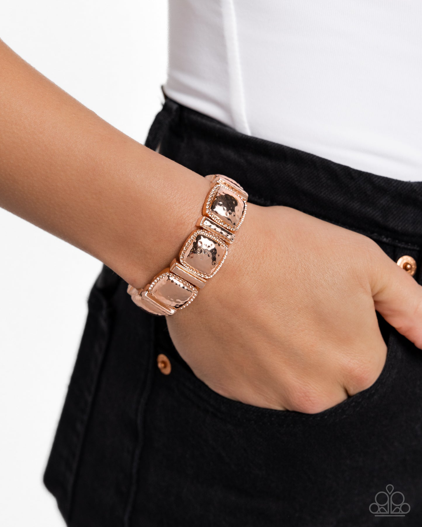 New Releases 6/19 Textured Tranquility - Rose Gold Bracelet