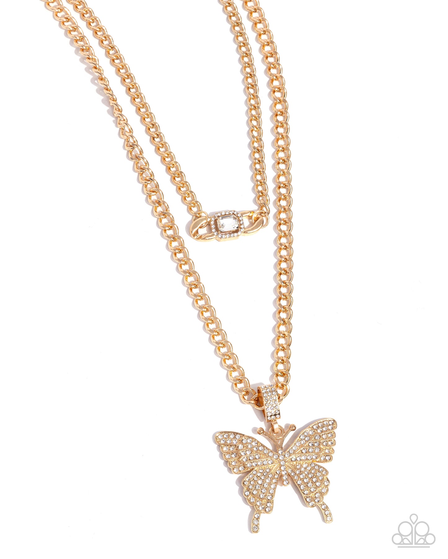 New Releases 9/11 Aerial Arrangement - Gold Necklace