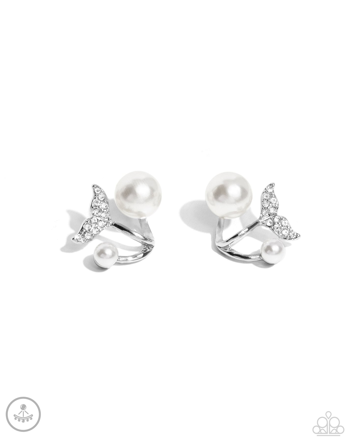 New Releases 6/11 Modular Mermaid - White Post Earrings