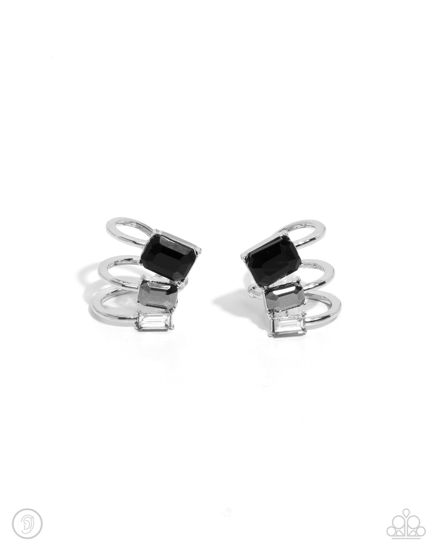 New Releases 6/10 Impressive Shimmer - Silver Cuff Earrings