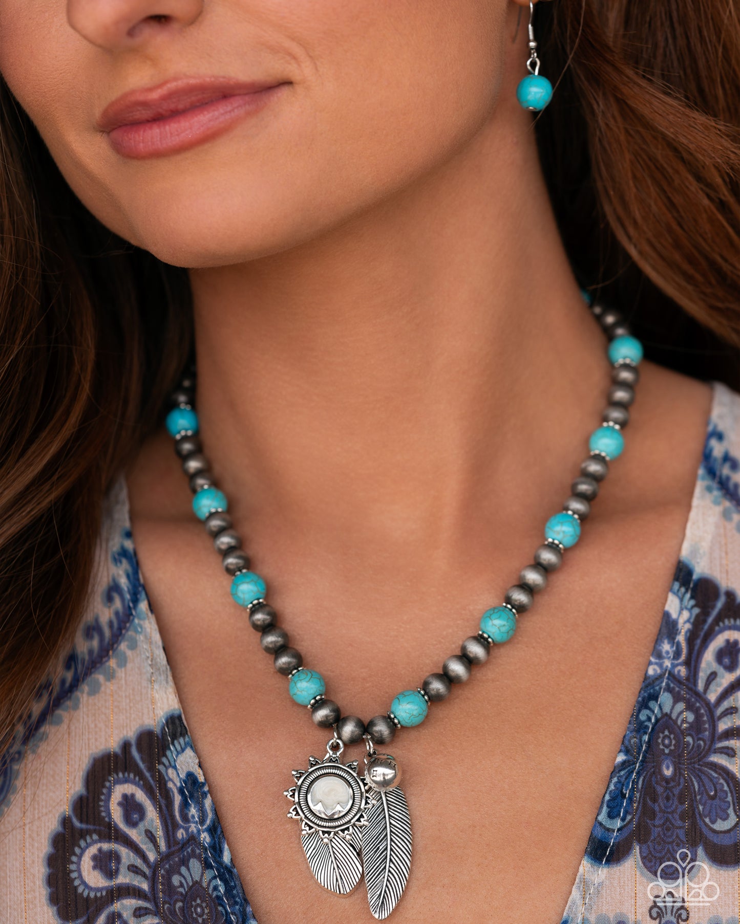 New Releases 7/31 Steady Stones - Blue Necklace