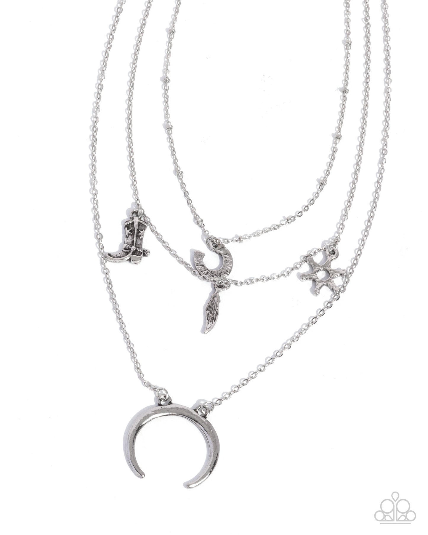 New Releases 7/15 Saloon Sass - Silver Necklace