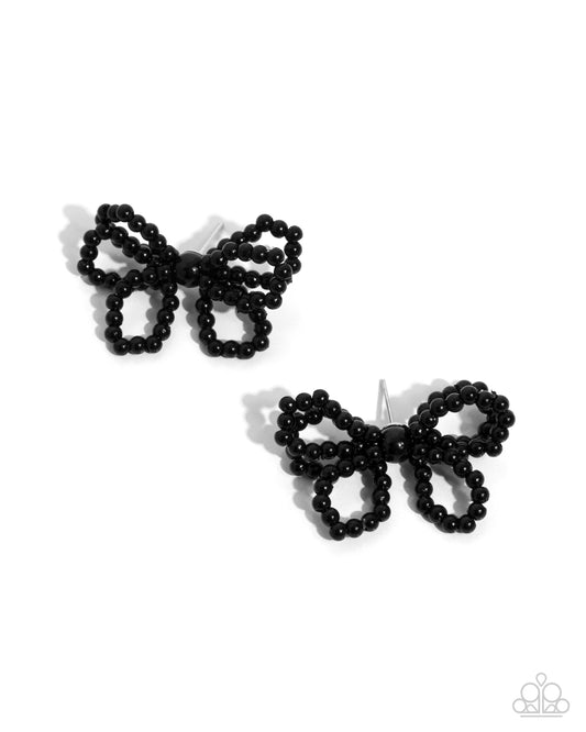 New Releases 10/1 Opera Fanatic - Black Post Earrings