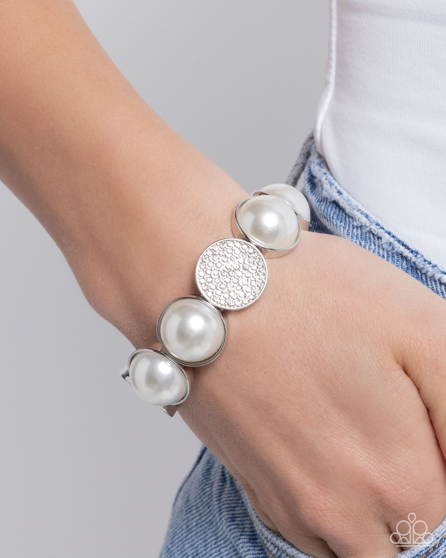 New Releases 9/6 Believable Bling - White Bracelet