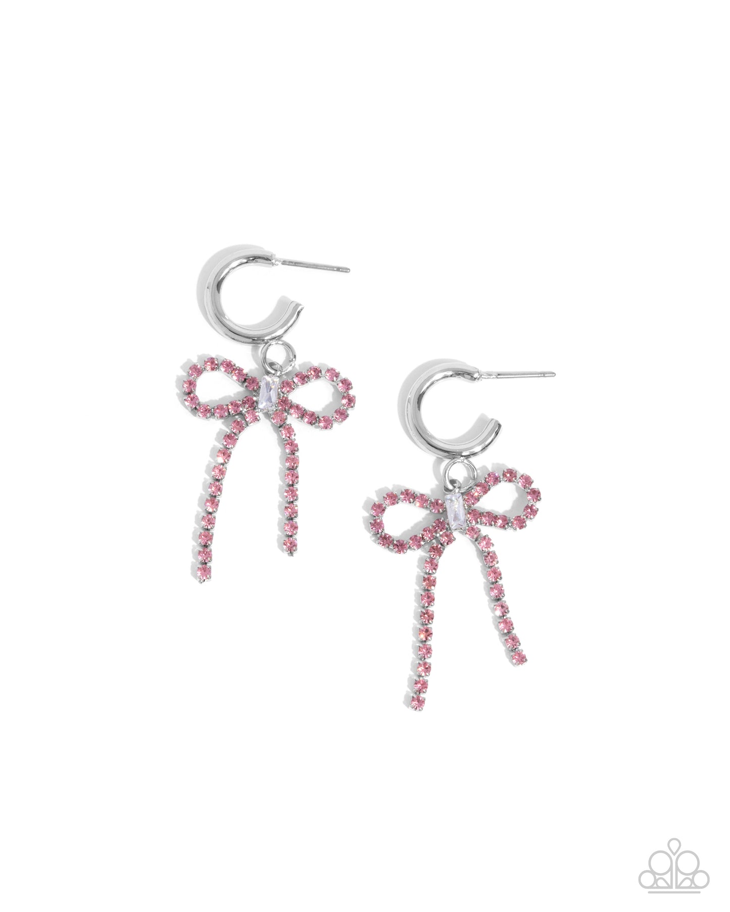 New Releases 9/26 Whispering Whimsy - Pink Hoop Earrings