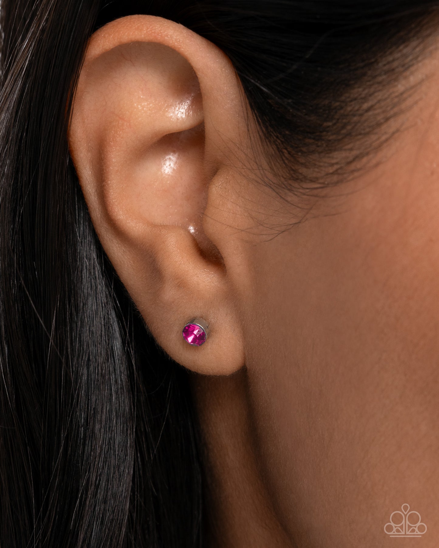 New Releases 9/6 Logical Light - Pink Post Earrings