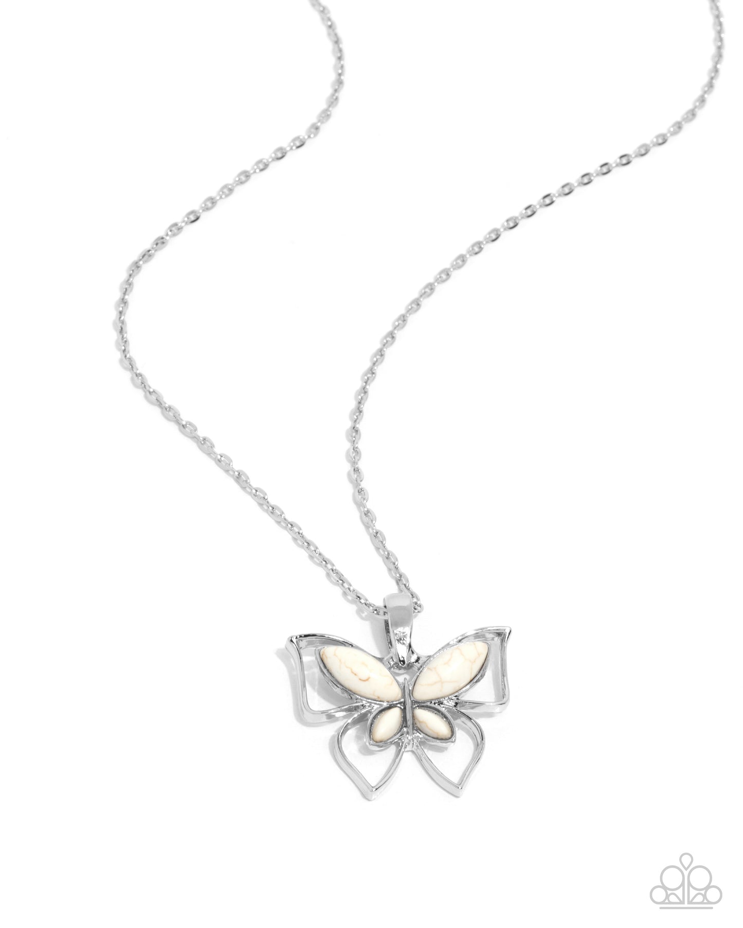 New Releases 10/1 Papillon Persuasion - White Necklace