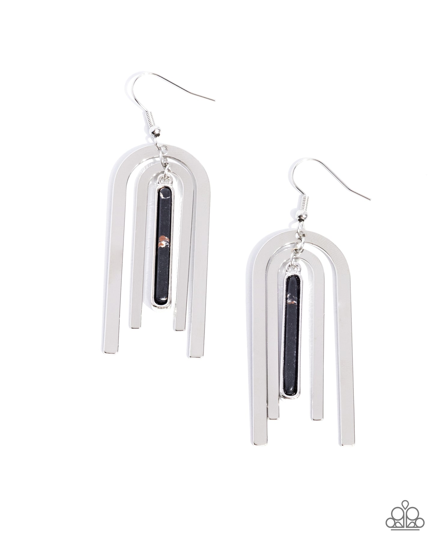 New Releases 9/19 Coarse Conversation - Black Earrings