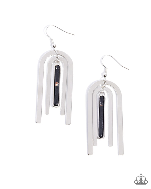 New Releases 9/19 Coarse Conversation - Black Earrings