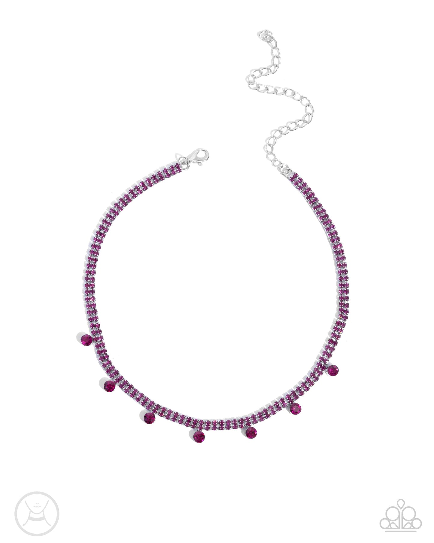 New Releases 10/15 Breathtaking Backdrop - Pink Choker Necklace