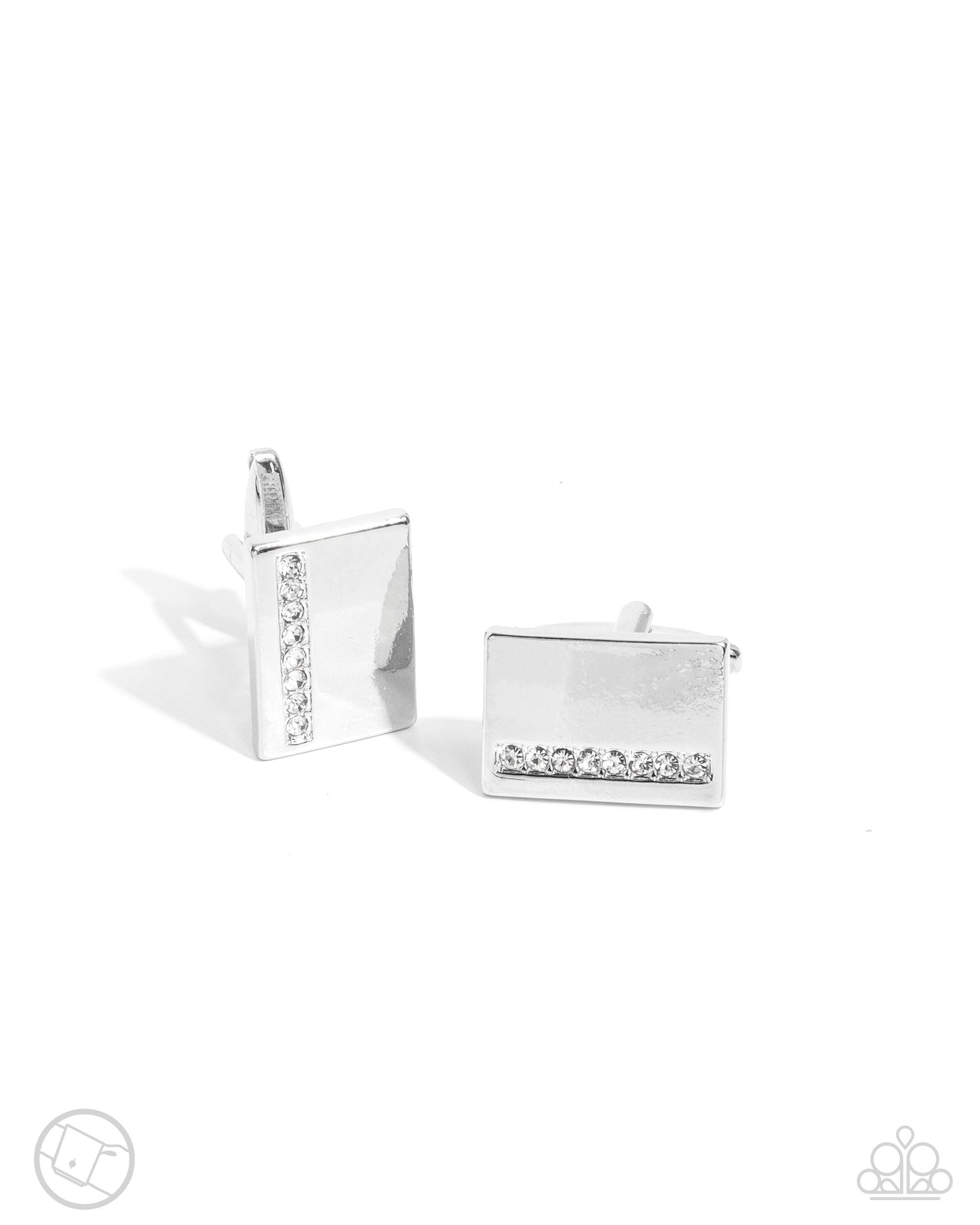 New Releases 8/20 Lined Leader - White Cuff Links