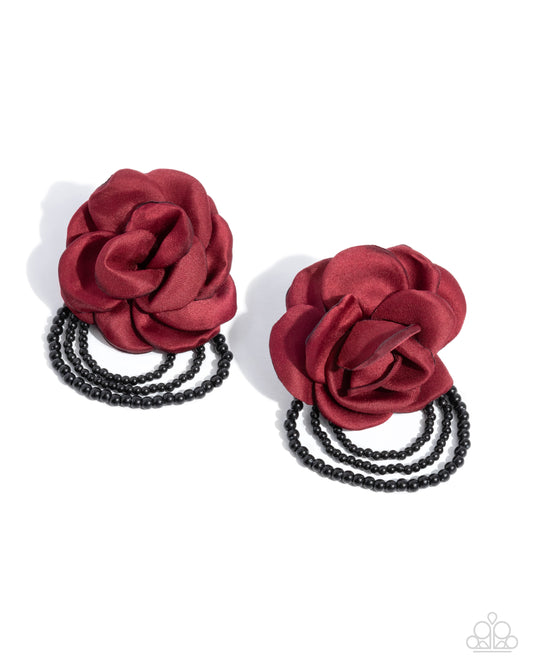 New Releases 7/31 Dramatic Dame - Red Post Earrings