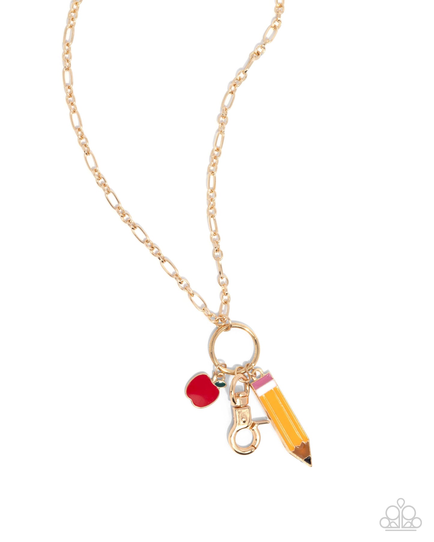 New Releases 8/27 First Day of School - Gold Lanyard Necklace