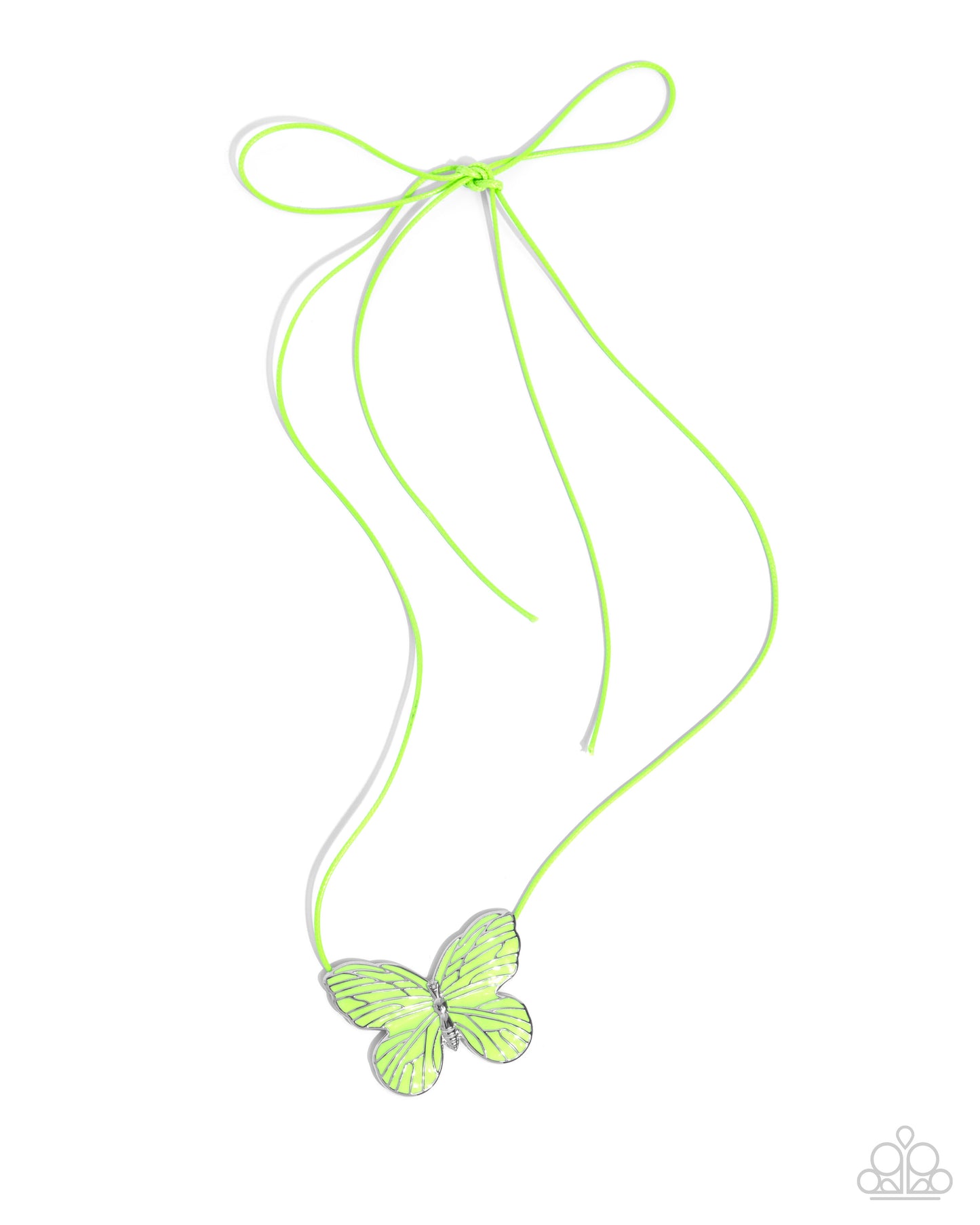 New Releases 9/9 Fluttering Fervor - Green Necklace