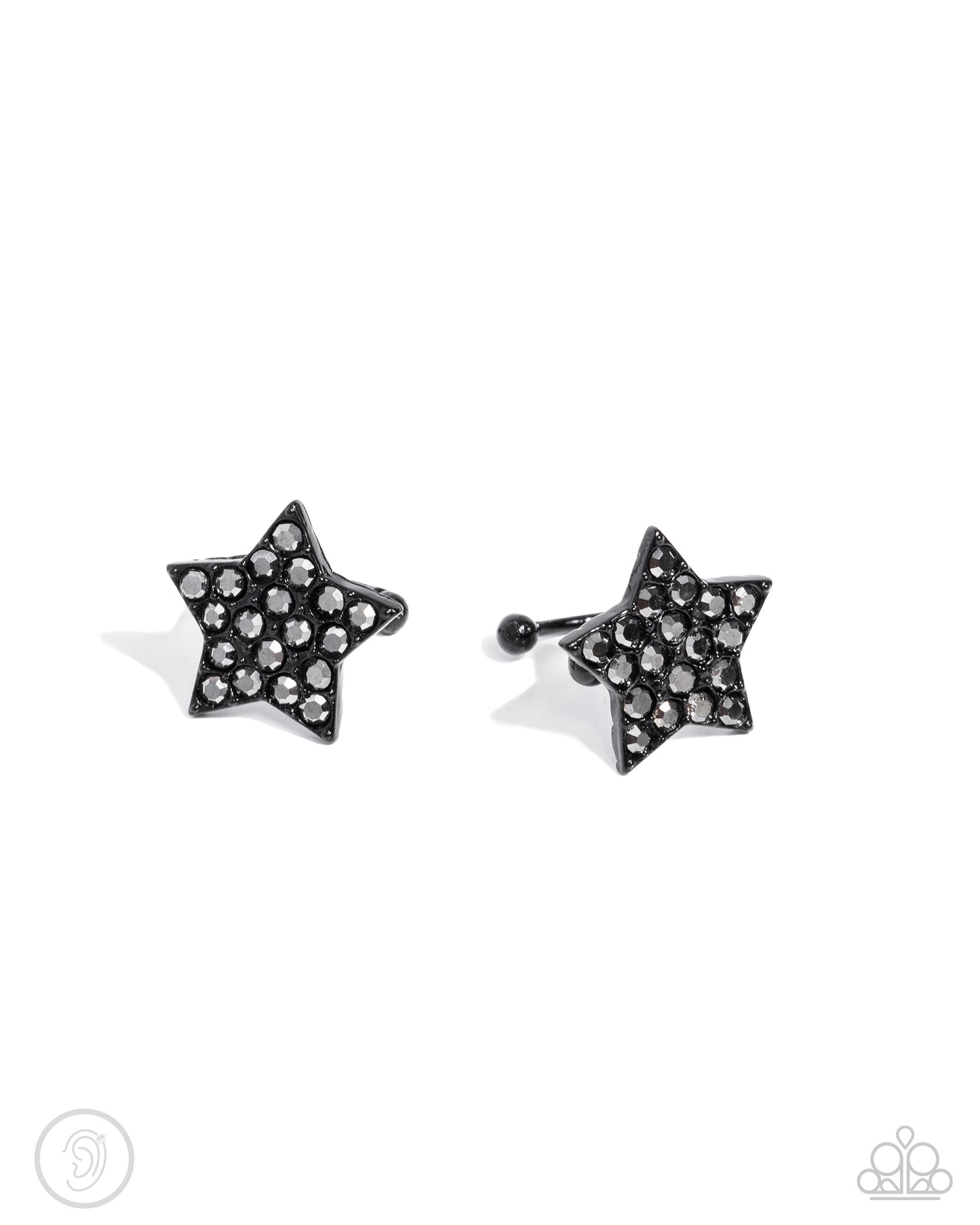 New Releases 9/13 Stellar Skill - Black Cuff Earrings