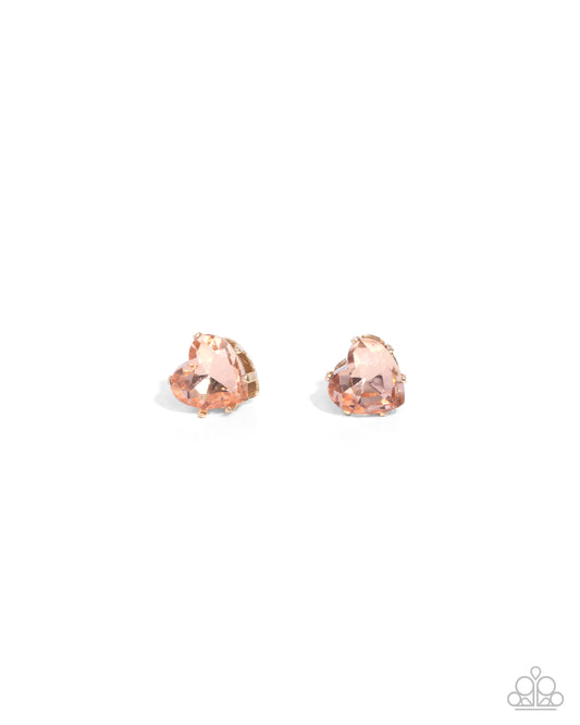 New Releases 8/28 Sweetheart Stunner - Gold Post Earrings