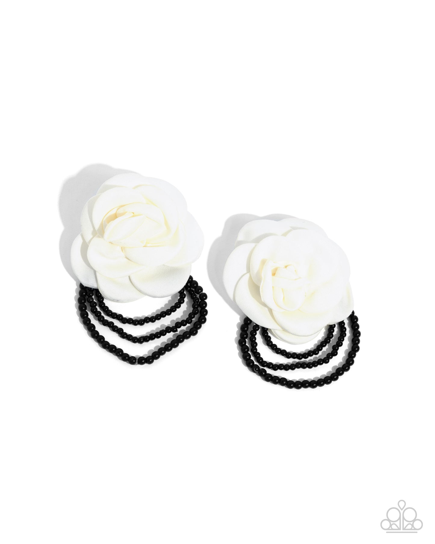 New Releases 9/17 Dramatic Dame - White Post Earrings