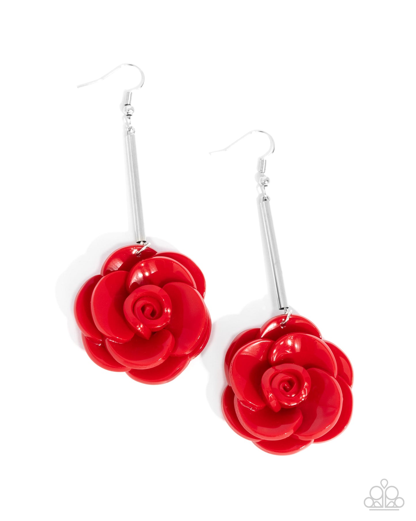 New Releases 10/1 Saccharine Sprig - Red Earrings