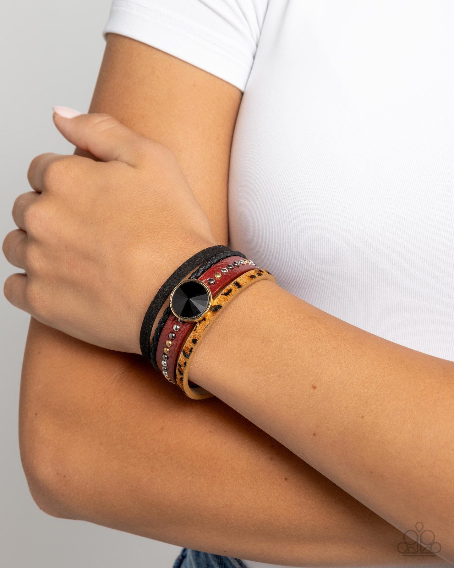 New Releases 10/19 Fair LEATHER - Red Bracelet