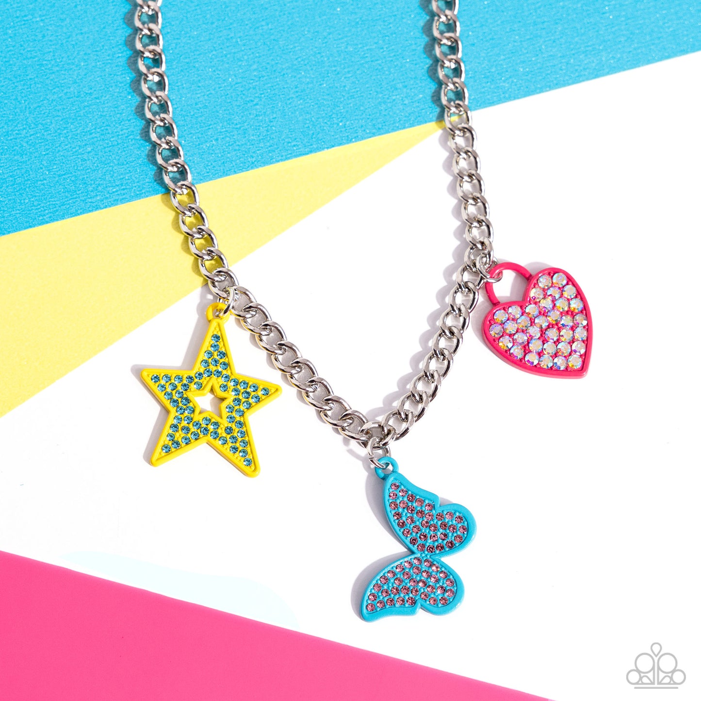 New Releases 2/14 Life of the Party Sensational Shapes - Multi Necklace