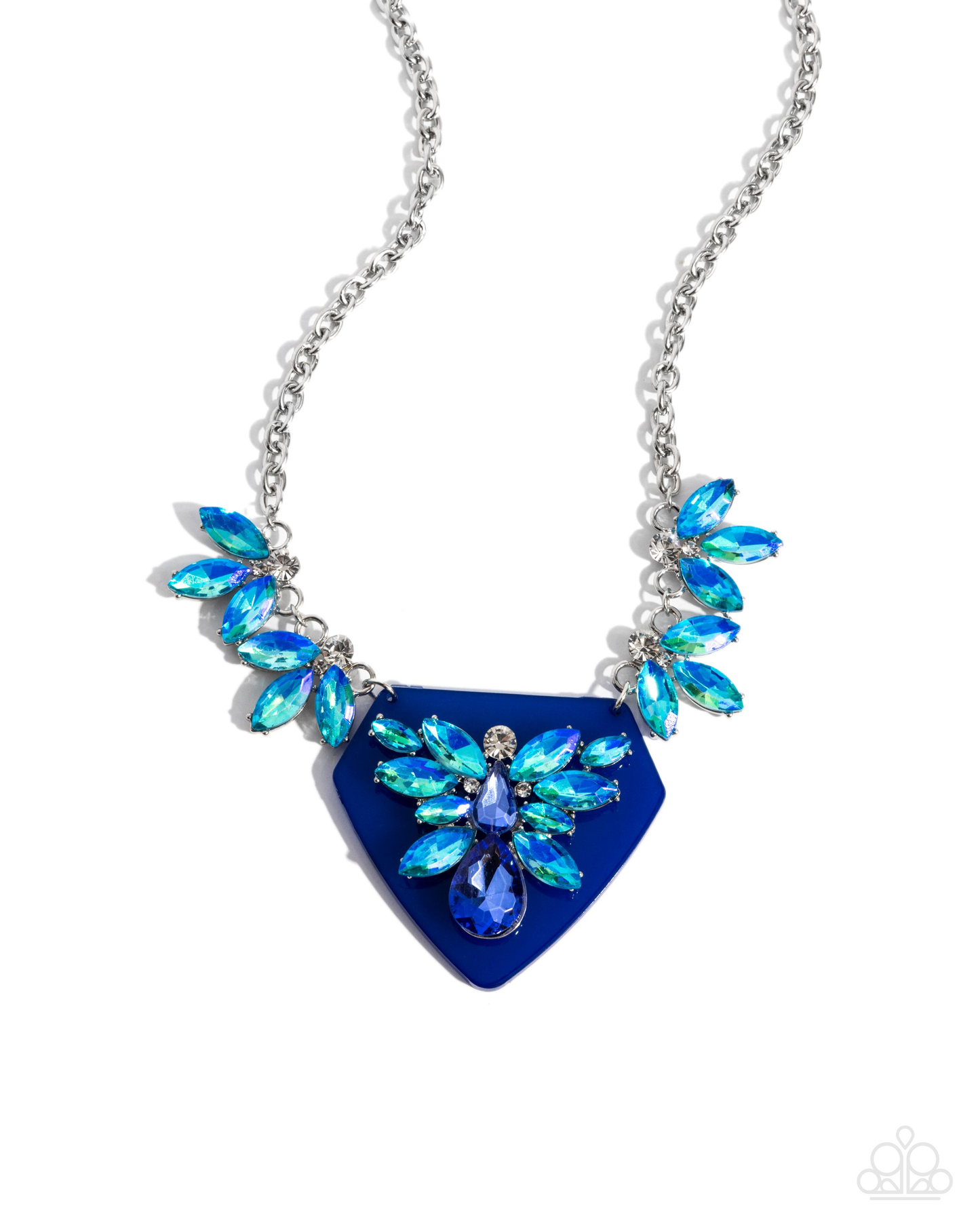 New Releases 11/5 Paparazzi Scintillating Shield Blue Necklaces