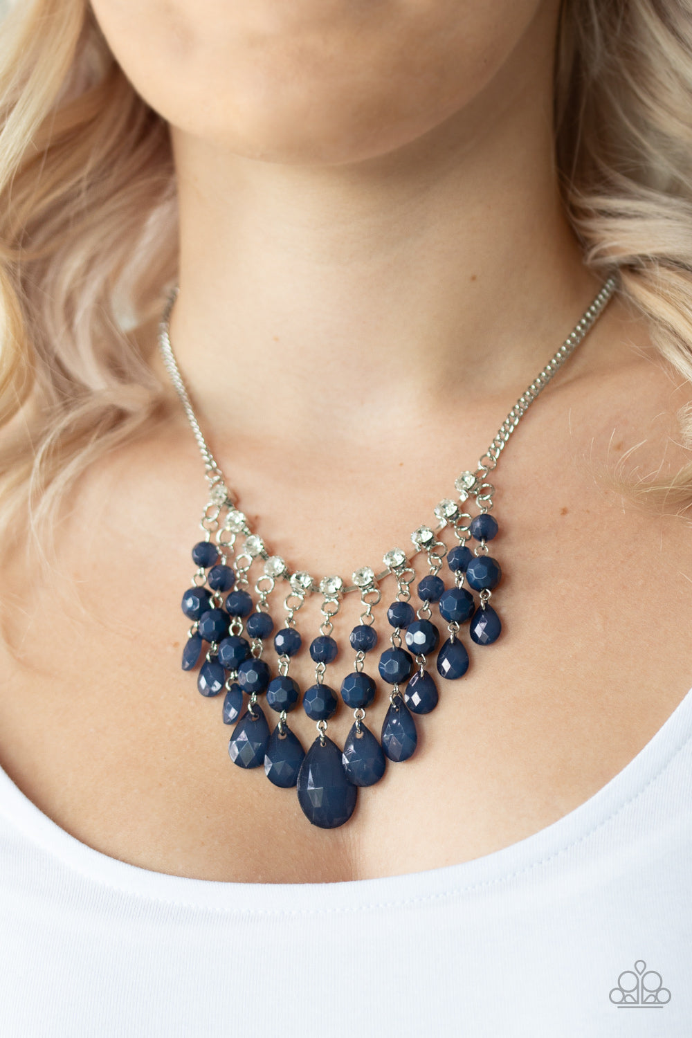 New Releases 8/28  Social Network - Blue Necklace Paparazzi